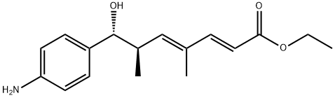 ethyl (2E,4E,6R,7R)-7-(4-aminophenyl)-7-hydroxy-4,6-dimethylhepta-2,4-dienoate,934246-97-6,结构式