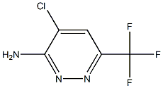 4-chloro-6-(trifluoromethyl)pyridazin-3-amine Structure