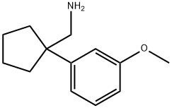 1-(3-Methoxyphenyl)cyclopentanemethanamine Struktur