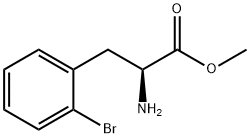 2-bromo- L-Phenylalanine, methyl ester Structure