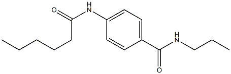 4-(hexanoylamino)-N-propylbenzamide|