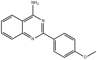 4-Amino-2-(4-methoxyphenyl)quinazoline Struktur