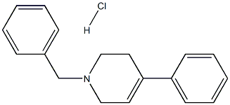 1-benzyl-4-phenyl-1,2,3,6-tetrahydropyridine hydrochloride Structure