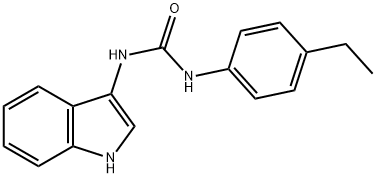 1-(4-ethylphenyl)-3-(1H-indol-3-yl)urea Structure