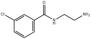 N-(2-aminoethyl)-3-chlorobenzamide 结构式