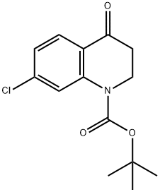 TERT-BUTYL 7-CHLORO-3,4-DIHYDRO-4-OXOQUINOLINE-1(2H)-CARBOXYLATE Structure