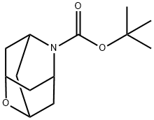 tert-butyl 2-oxa-6-azatricyclo[3.3.1.1(3,7)]decane-6-carboxylate 结构式