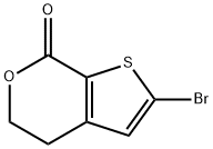 2-bromo-4,5-dihydro-7H-Thieno[2,3-c]pyran-7-one Structure