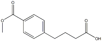 4-(4-(methoxycarbonyl)phenyl)butanoic acid Struktur