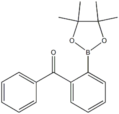 phenyl-[2-(4,4,5,5-tetramethyl-1,3,2-dioxaborolan-2-yl)phenyl]methanone Structure