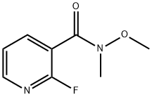 2-fluoro-N-methoxy-N-methylnicotinamide Structure