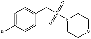 4-(4-Bromophenylmethanesulfonyl)-morpholine Structure