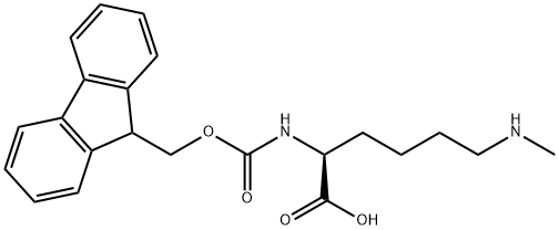 N2-((9H-芴-9-基)甲氧基)羰基)-N6-甲基-L-赖氨酸,951695-86-6,结构式
