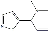 5-Isoxazolemethanamine, .alpha.-ethenyl-N,N-dimethyl- Struktur