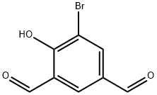 5-溴-4-羟基间苯二甲醛,952007-90-8,结构式