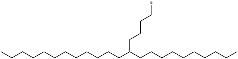 1-溴-5-癸基十七烷,952105-92-9,结构式