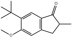 6-(tert-Butyl)-5-methoxy-2-methyl-2,3-dihydro-1H-inden-1-one Structure
