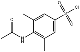4-acetamido-3,5-dimethylbenzene-1-sulfonyl chloride Structure