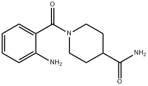 1-(2-氨基苯甲酰)哌啶-4-甲酰胺 结构式