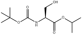 N-tert-butyl-L-serineisopropyl ester Structure