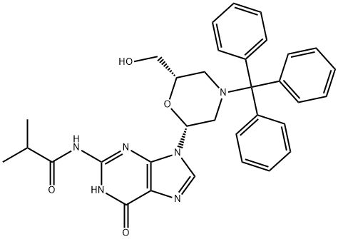 956139-24-5 N-(9-((2R,6S)-6-(羟甲基)-4-三苯甲基吗啉-2-基)-6-氧代-6,9-二氢-1H-嘌呤-2-基)异丁酰胺