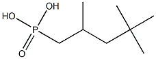 (2,4,4-trimethylpentyl)phosphonic acid Structure