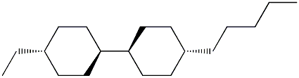 戊基双环己基乙烷,96624-43-0,结构式