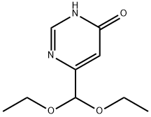6-(二乙氧基甲基)嘧啶-4-(1H)-酮, 98841-44-2, 结构式