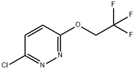 3-chloro-6-(2,2,2-trifluoroethoxy)pyridazine 化学構造式