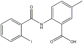 2-[(2-iodobenzoyl)amino]-5-methylbenzoic acid