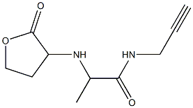 2-[(2-oxooxolan-3-yl)amino]-N-(prop-2-yn-1-yl)propanamide