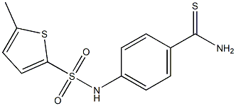  4-[(5-methylthiophene-2-)sulfonamido]benzene-1-carbothioamide