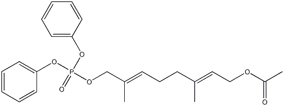 (2E,6E)-1-(Diphenoxyphosphinyl)oxy-8-acetoxy-2,6-dimethyl-2,6-octadiene