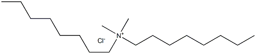Dioctyl dimethyl ammonium chloride 化学構造式