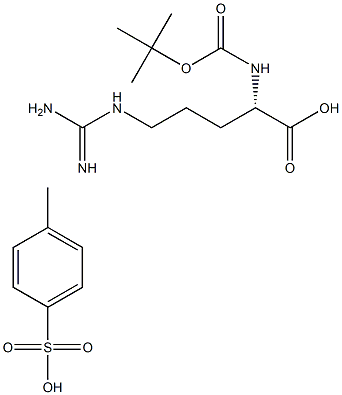 BOC-精氨酸对甲苯磺酸盐, , 结构式