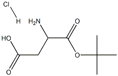 DL-aspartate tert-butyl ester hydrochloride Struktur