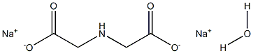 亚氨基二乙酸二钠水合物,,结构式