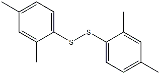 2,2',4,4'-四甲基二苯二硫醚,,结构式