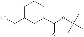 N-BOC-哌啶-3-甲醇 结构式