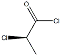R-(-)-2-氯丙酰氯,,结构式