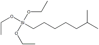 异辛基三乙氧基硅烷,,结构式