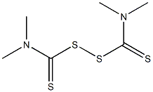 双(二甲基硫代氨基甲酰基)二硫化物, , 结构式