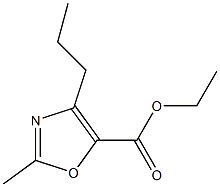 ETHYL 2-METHYL-4-PROPYL-1,3-OXAZOLE-5-CARBOXYLATE Structure