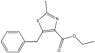 ETHYL 5-BENZYL-2-METHYL-1,3-THIAZOLE-4-CARBOXYLATE Structure