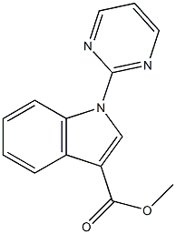 METHYL 1-PYRIMIDIN-2-YL-1H-INDOLE-3-CARBOXYLATE Structure