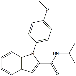 N-ISOPROPYL-1-(4-METHOXYPHENYL)-1H-INDOLE-2-CARBOXAMIDE