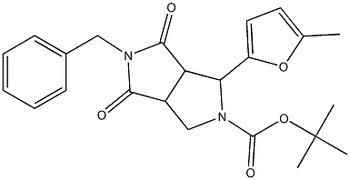 tert-butyl 5-benzyl-1-(5-methyl-2-furyl)-4,6-dioxohexahydropyrrolo[3,4-c]pyrrole-2(1H)-carboxylate