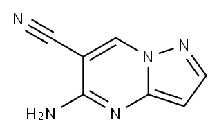5-aminopyrazolo[1,5-a]pyrimidine-6-carbonitrile Structure