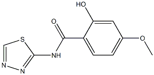 2-hydroxy-4-methoxy-N-(1,3,4-thiadiazol-2-yl)benzamide