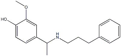 2-methoxy-4-{1-[(3-phenylpropyl)amino]ethyl}phenol